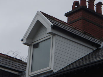 Close up of dormer detail